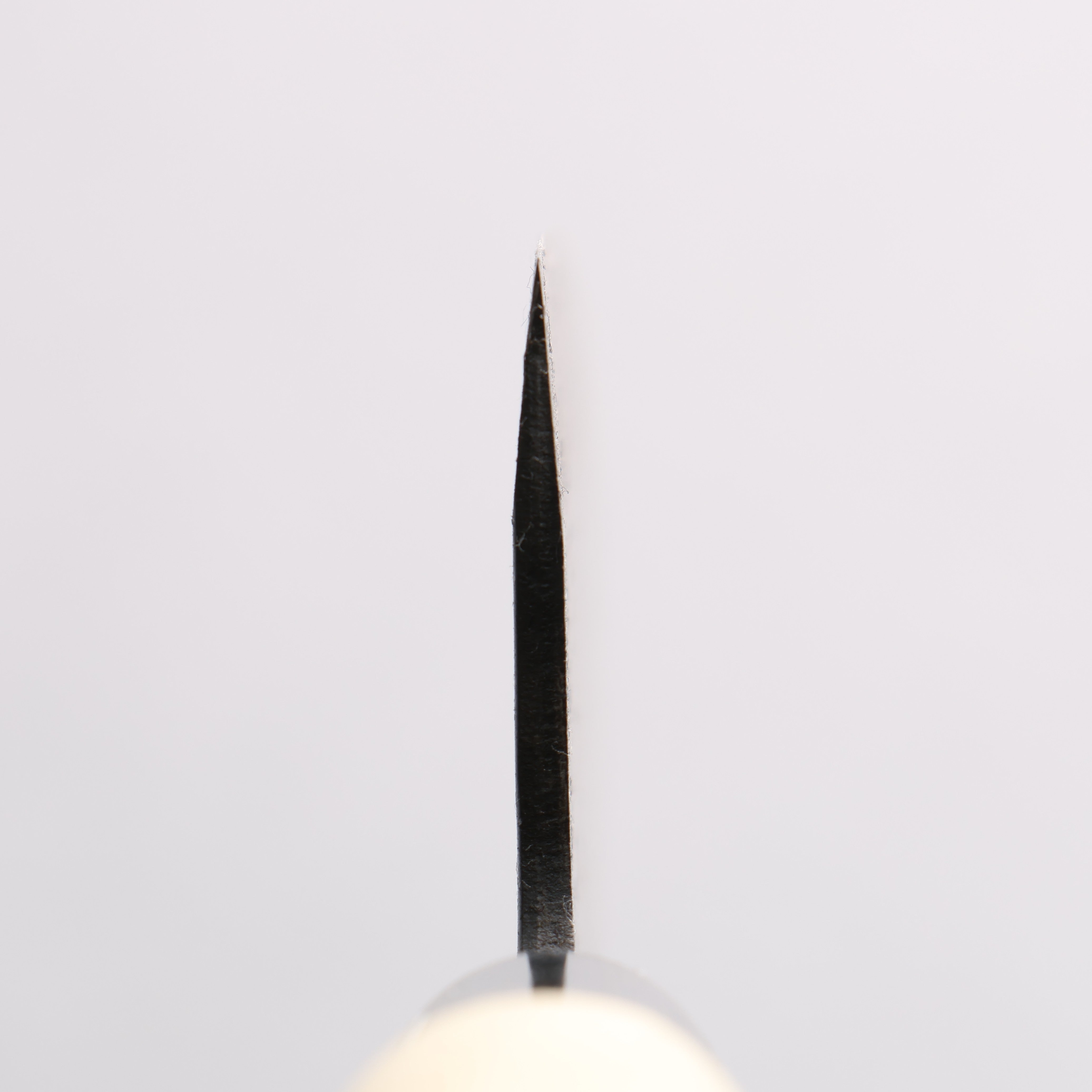 Premium Kanetsune Hamaken Blue Steel No.2 Santoku Knife 165mm - Japanese Black Finished Chef Knife with Magnolia Wood Handle - Perfect for Slicing, Dicing & Chopping Vegetables, Meat & Fish
