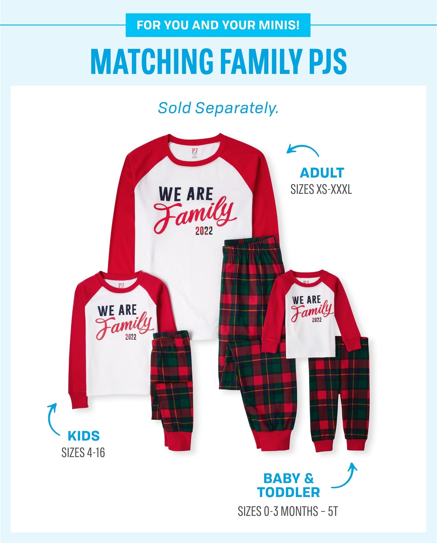 Festive Christmas Pajama Sets for Kids & Family - Cotton Matching Outfits for Holiday Photos