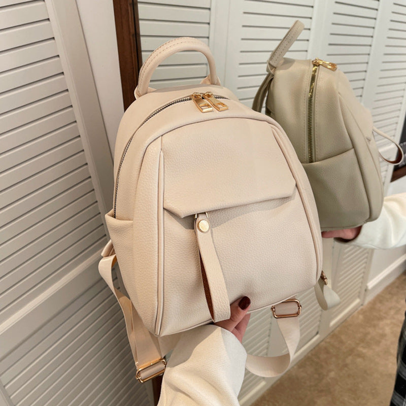 Vegan Leather Backpack for Women - Soft Small Lightweight Travel Backpack | Perfect for Work, School & Daily Commute