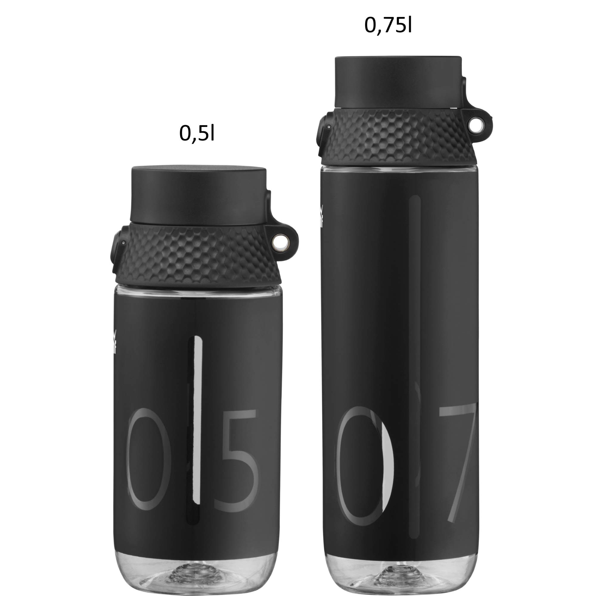 WMF Waterkant Sports Water Bottle 750ml - BPA-Free, Shatterproof & Leak-Proof, One-Hand Opening for Carbonated Drinks - Perfect for Gym, Hiking, Running & Outdoor Activities