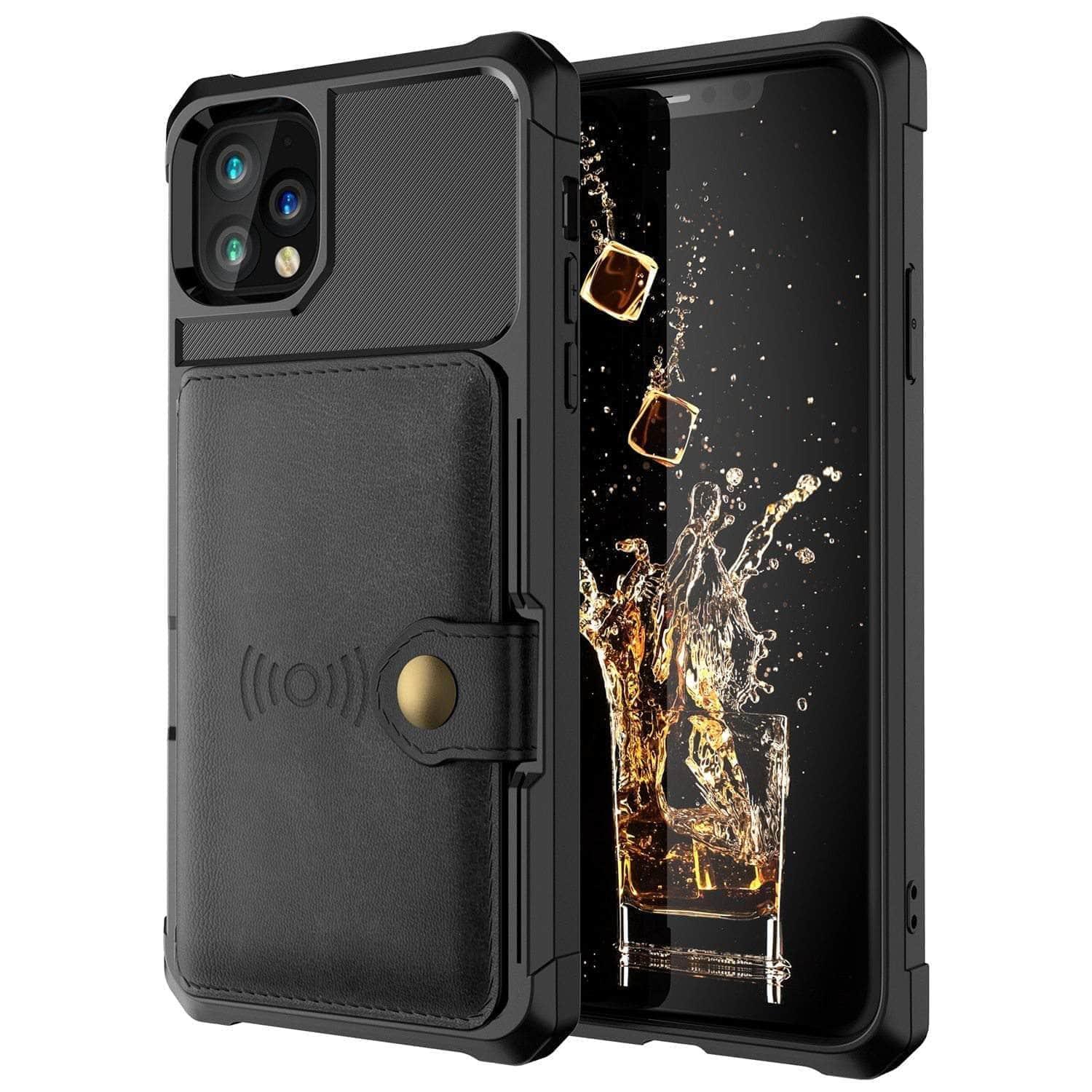 Premium Leather Wallet Case for iPhone 13 - RFID Blocking Credit Card Holder & Phone Cover - Perfect for Business, Travel & Everyday Use