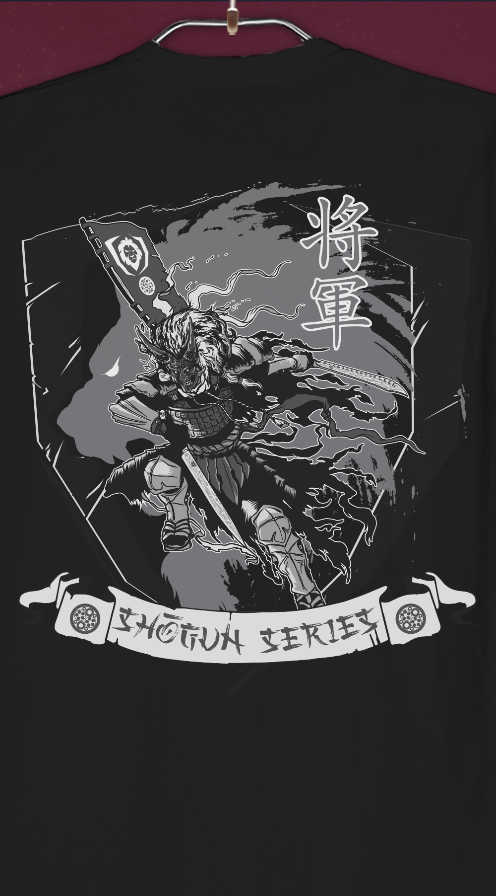 Shogun Series War Dance T-Shirt - Premium Samurai Graphic Tee for Men - Perfect for Cosplay, Anime Conventions & Streetwear Fashion