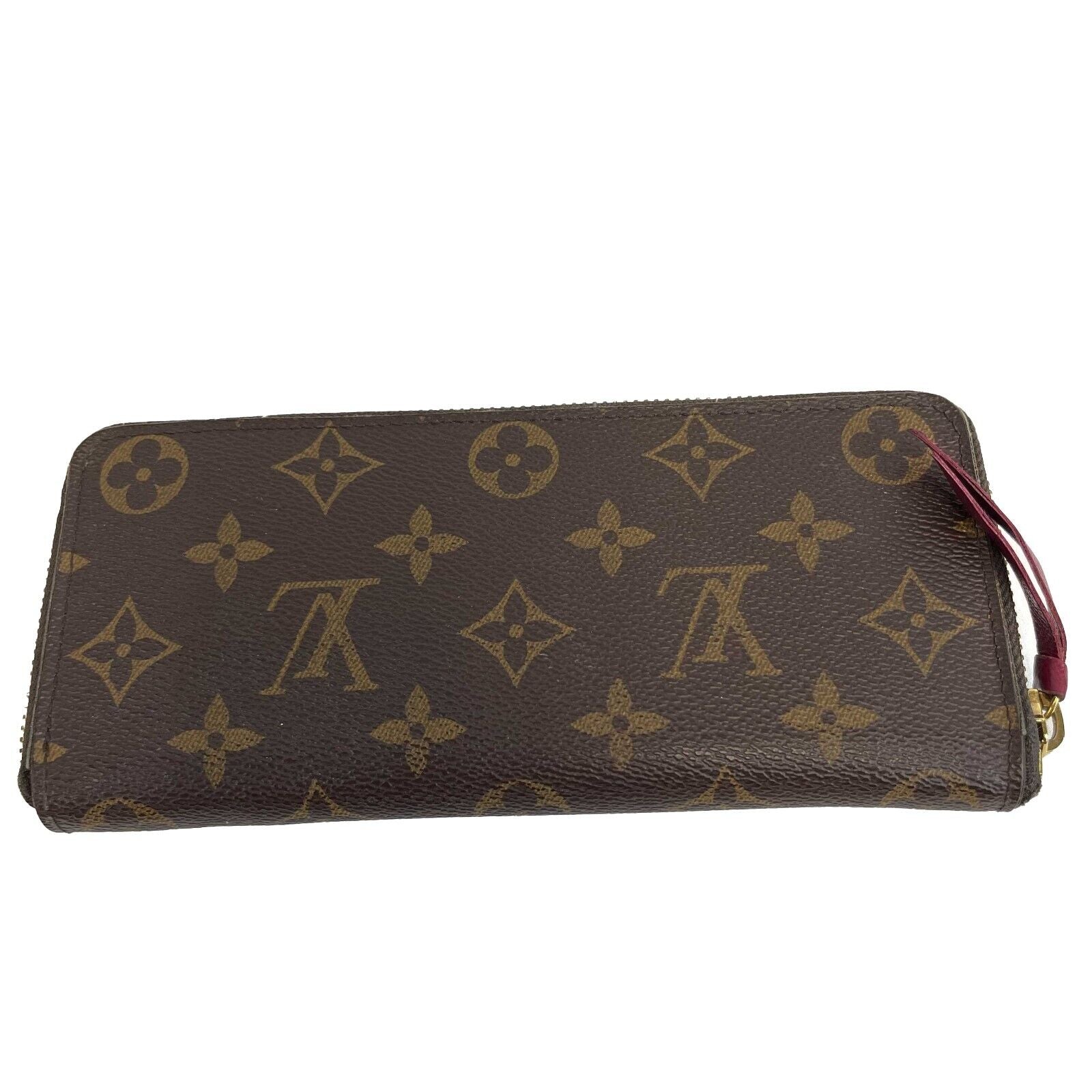 Louis Vuitton Clemence Wallet - Brown Monogram Zip Around Wallet for Women & Men | Luxury Leather Bifold Wallet with RFID Protection | Perfect for Travel, Business & Everyday Use