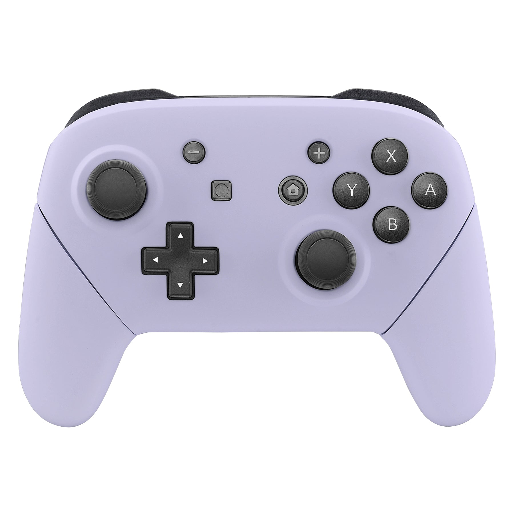 eXtremeRate Light Violet Faceplate & Backplate Handles for Nintendo Switch Pro Controller - Custom Replacement Shell (Controller Not Included) - Perfect for Gaming, DIY Mods & Personalization