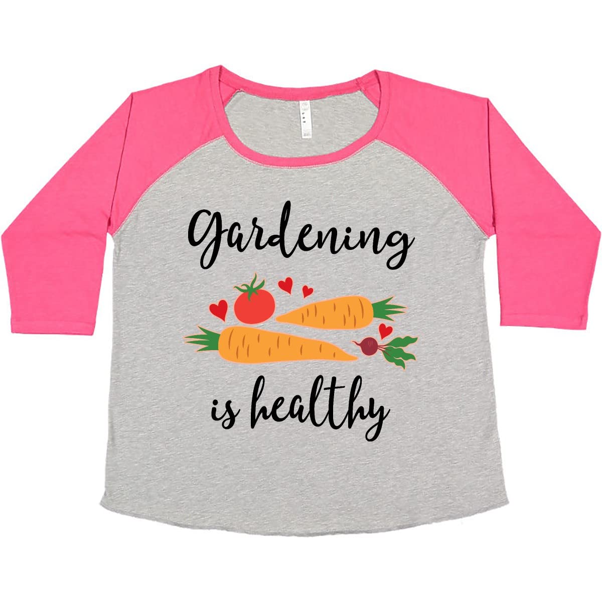 Inktastic Gardening is Healthy Gardener Women's Plus Size T-Shirt - Comfortable Cotton Tee for Plant Lovers, Gardening Enthusiasts & Outdoor Activities