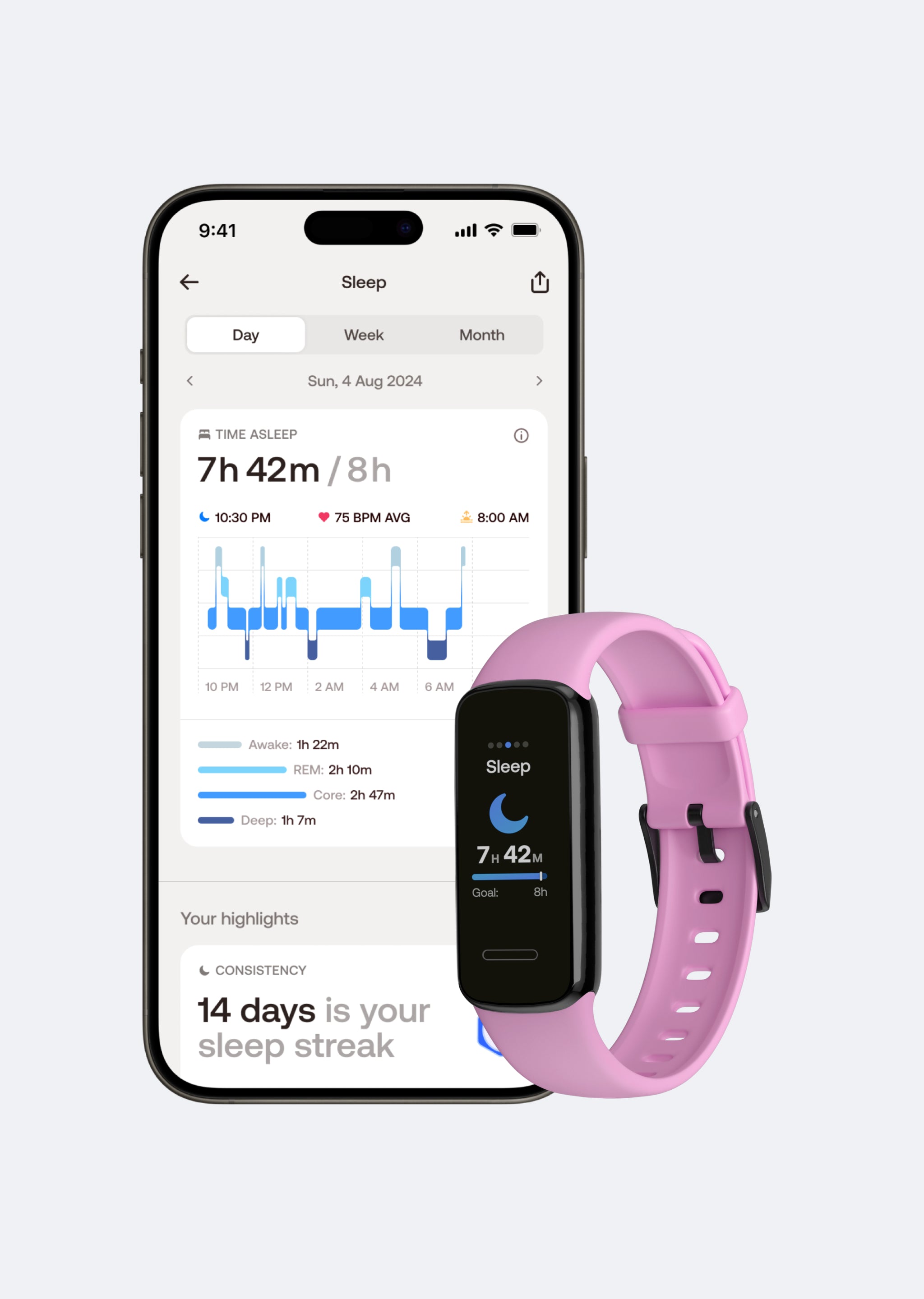 BetterMe Fitness Tracker - Smart Activity Tracker with Heart Rate Monitor, Step Counter & Sleep Tracking for Women & Men - Perfect for Gym, Running & Daily Health Monitoring
