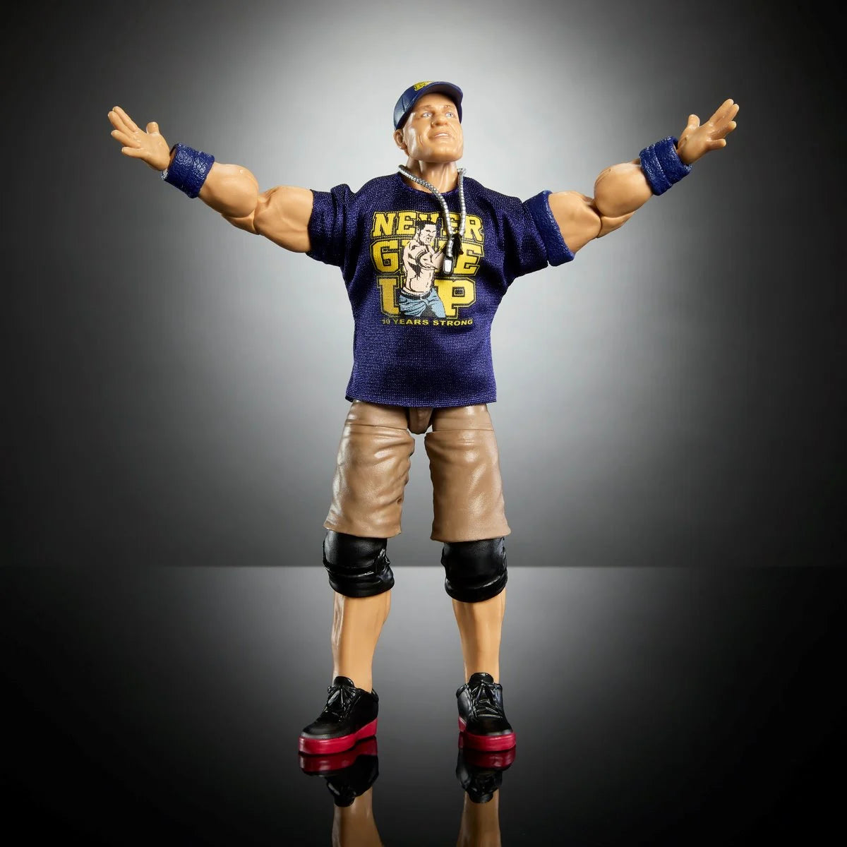 John Cena WWE Elite Collection Greatest Hits 2025 Action Figure - Authentic WWE Wrestling Collectible for Fans & Display - Perfect for Home Decor, Gift Giving, and Wrestling Memorabilia Collections