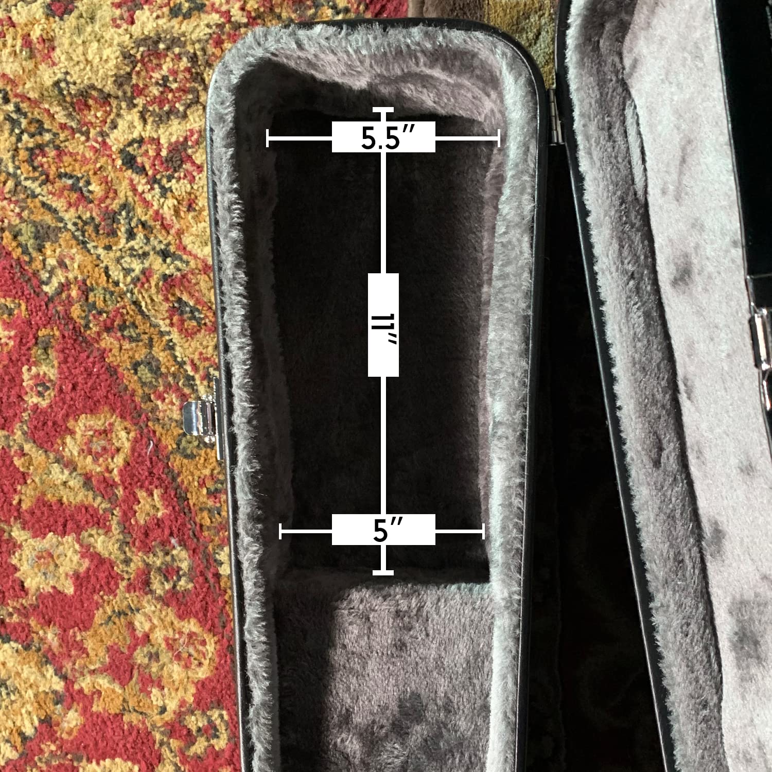 ChromaCast CC-PS-LPC Pro Series Electric Guitar Hard Case - Durable Protective Travel Storage for Les Paul Style Guitars - Perfect for Gigging, Touring & Home Storage