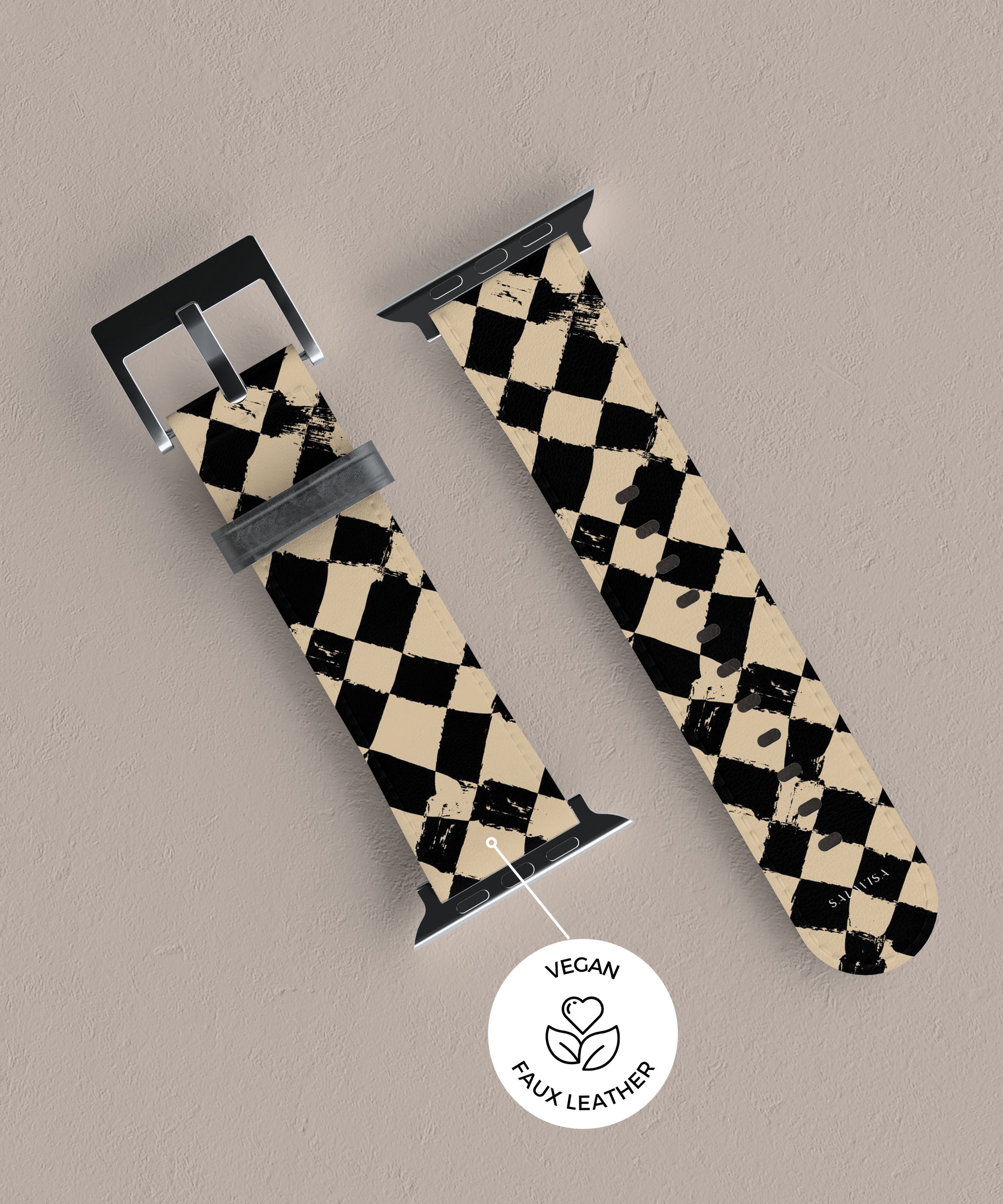 Premium Chess Cross Pattern Apple Watch Band - Stylish & Durable Replacement Strap for Apple Watch Series 1-9 - Perfect for Gamers, Chess Enthusiasts & Fashionable Tech Accessories