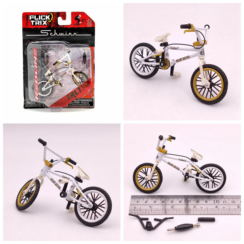 Premium Finger Bike FLICK TRIX Mini BMX Diecast Model Toy - Collectible Miniature Bicycle for Kids & Adults - Perfect for Office Desk Decor, Stress Relief, and Gift Giving