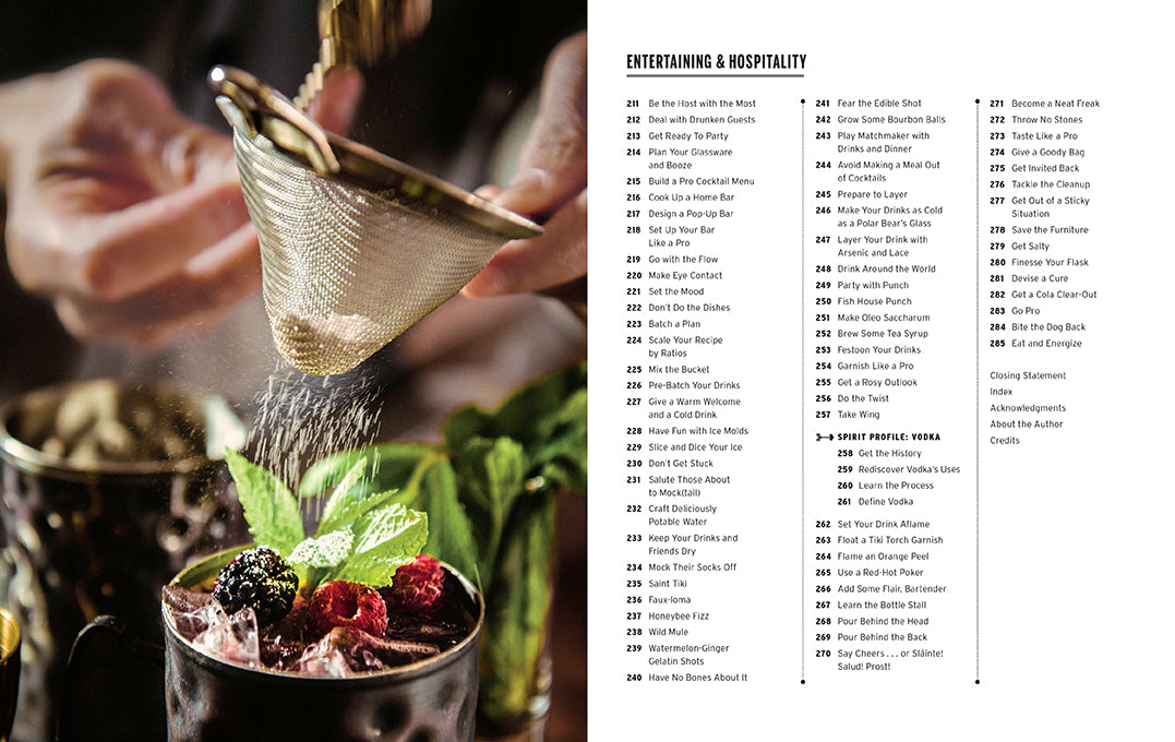 The Complete Cocktail Manual - Essential Guide to Mixing Drinks & Bartending Techniques | Perfect for Home Bars, Parties & Professional Bartenders