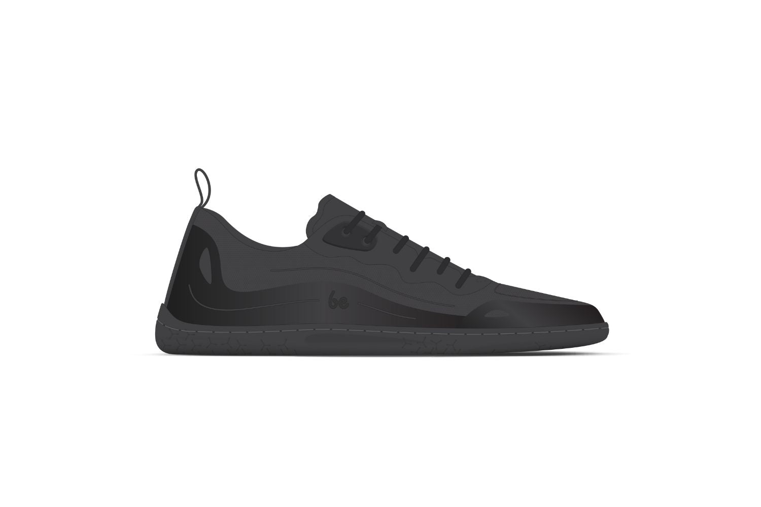Barefoot Sneakers for Men & Women - Be Lenka Velocity All Black Minimalist Shoes | Lightweight & Flexible for Running, Walking & Gym Workouts