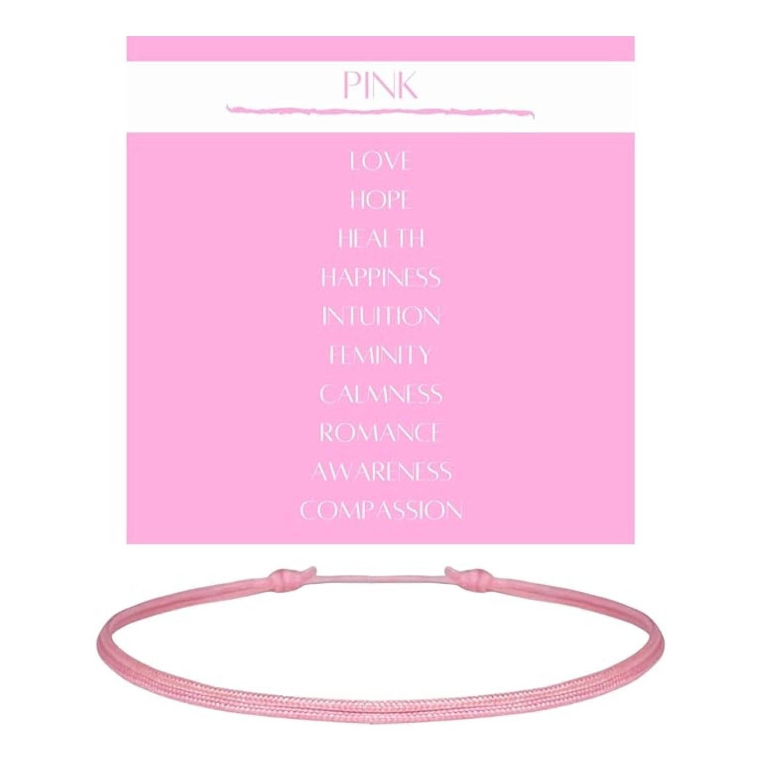 **Pink Ribbon Awareness Bracelet for Men & Women - Adjustable Waterproof Nylon Cord Surfer Bracelet - Unisex Fundraising Jewelry for Cancer Support - Perfect for Surfing, Hiking & Everyday Wear**