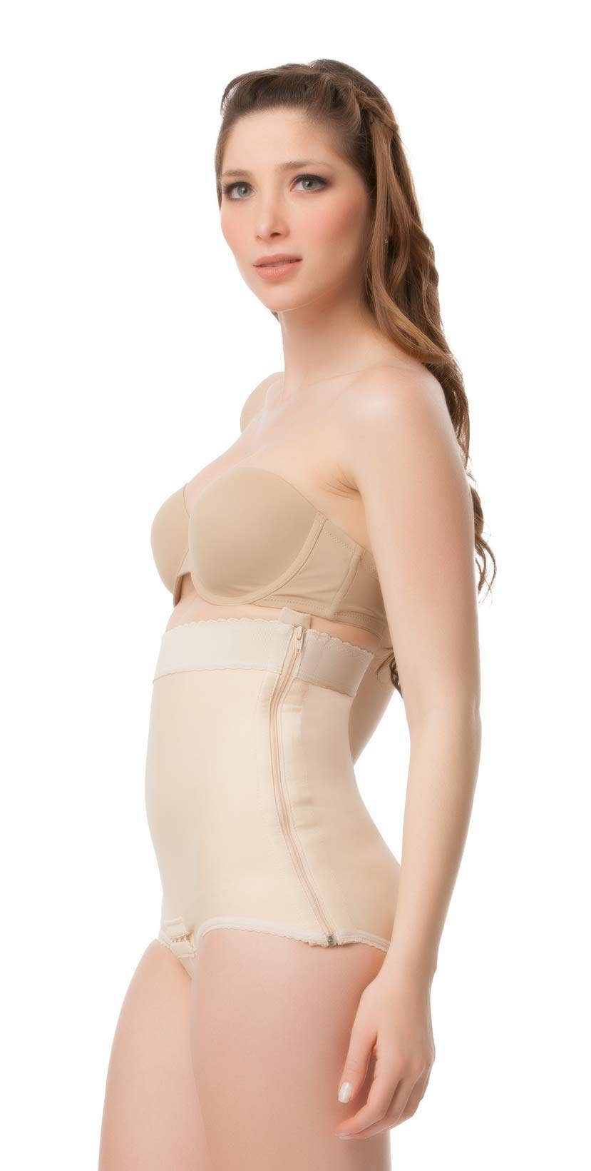 Isavela Women's High Waist Abdominal Control Panty - Full Length Compression Girdle for Tummy Tuck & Postpartum Recovery (GR01) | Perfect for Shapewear, Workout & Everyday Wear