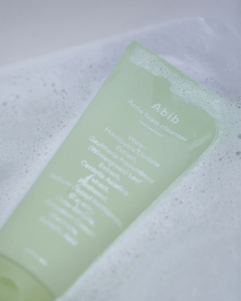 Abib AC Foam Cleanser with Heartleaf Extract - Gentle Face Wash for Acne-Prone Skin | Daily Deep Cleansing & Oil Control for Clear Complexion | Perfect for Morning & Night Skincare Routine
