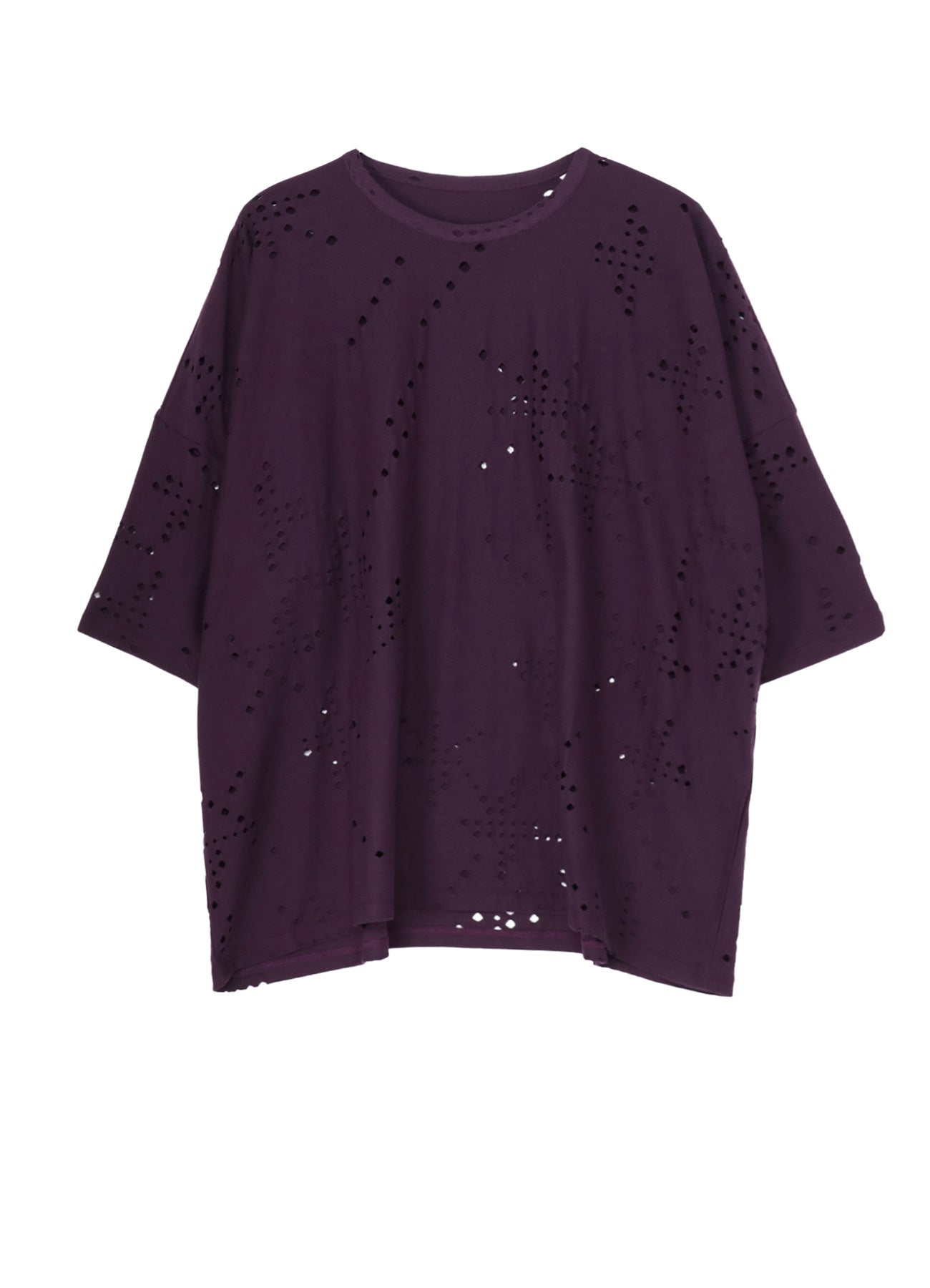 Breathable Cotton Jersey T-Shirt with Unique Hole Design - Perfect for Casual Wear, Summer Outfits & Street Style