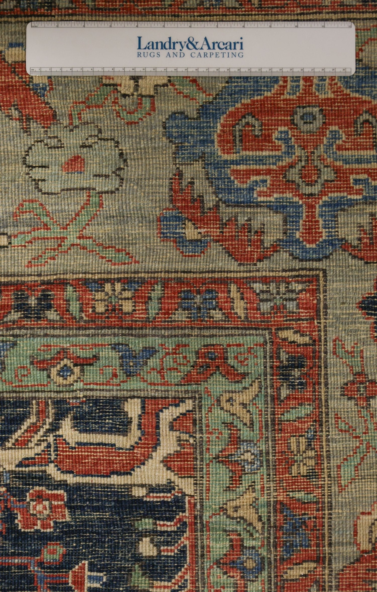 Authentic Arabesque Bijar Handwoven Tribal Rug - J74856 | Persian Style Home Decor for Living Room, Bedroom & Office