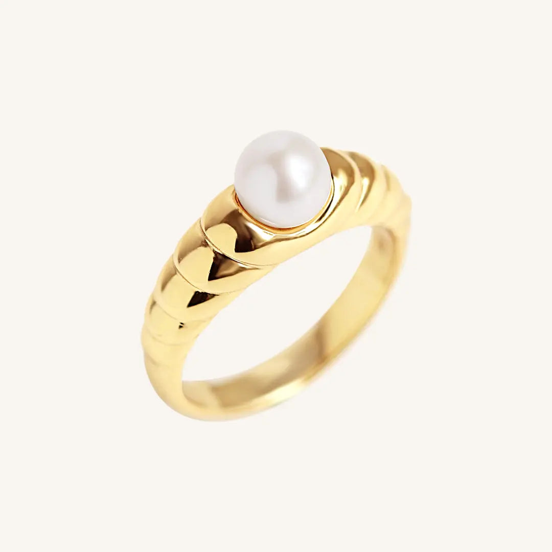 Elegant Pearl Ring for Women - Vintage Style Jewelry Gift for Wedding, Party & Special Occasions