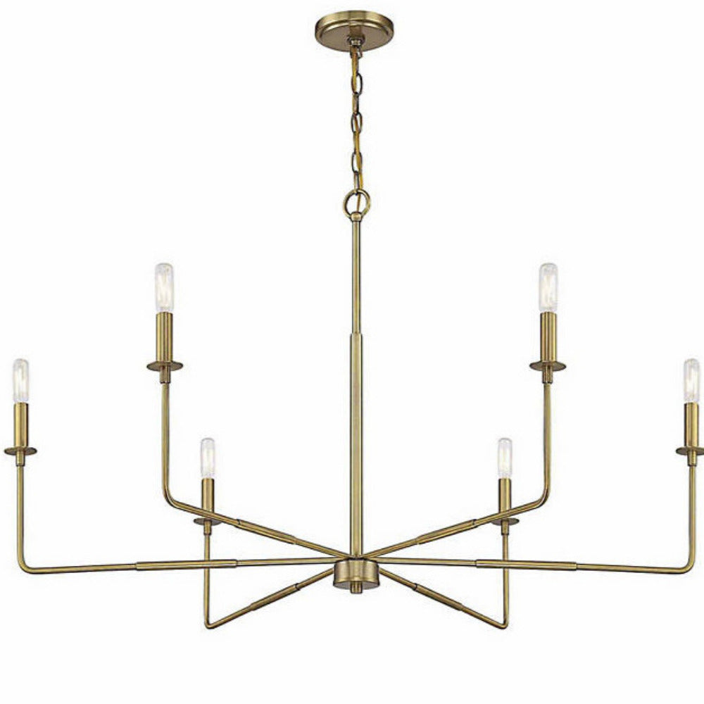 Harrison Crystal Chandelier - Elegant Modern Ceiling Light Fixture for Dining Room, Living Room, and Bedroom Decor | Energy Efficient LED Lighting for Home & Office