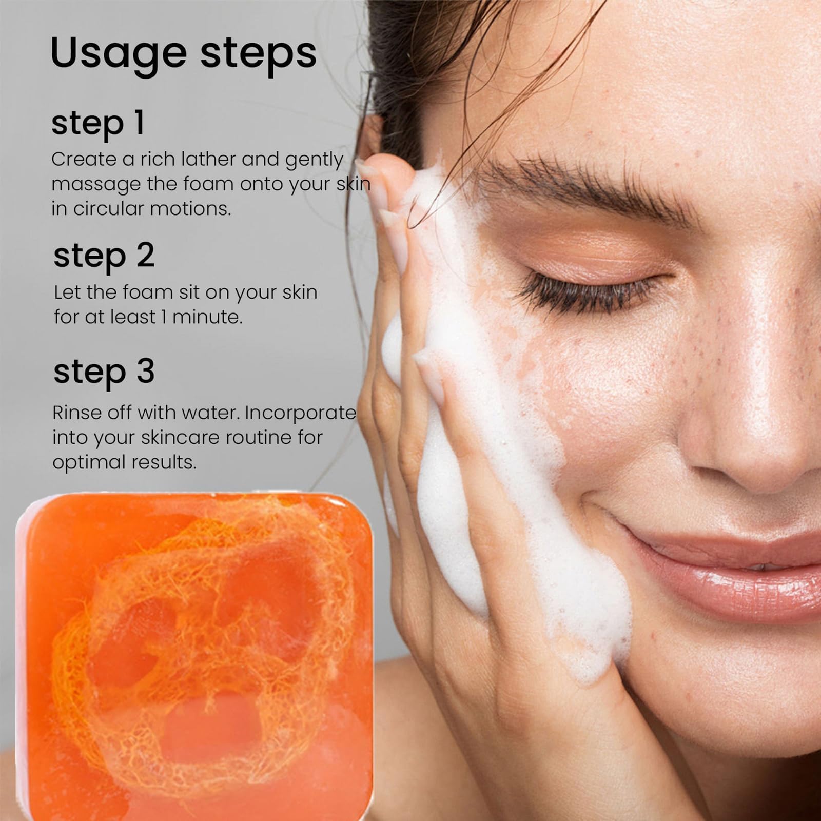 Soft7 Turmeric & Honey Soap Bar - Natural Unscented Skin Brightening Soap with Turmeric Extract & Raw Honey - Gentle Cleansing for Face & Body - Perfect for Daily Skincare Routine & Natural Glow Enhancement (Pack of 2)