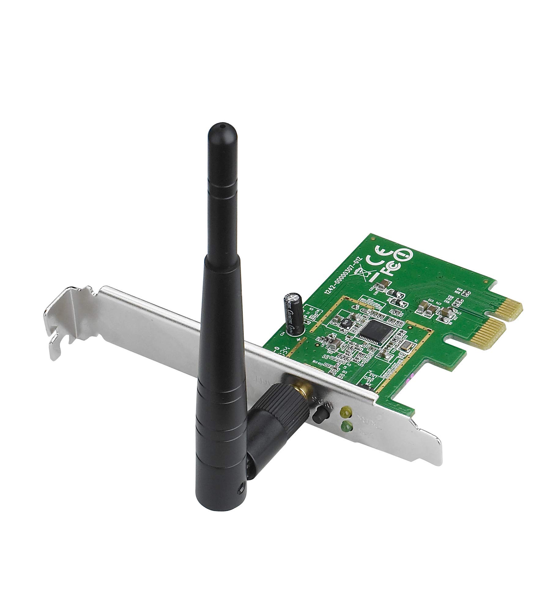 ASUS PCE-N10 Wireless-N PCI-E Network Adapter - 150Mbps High-Speed WiFi Card for Desktop PCs | Perfect for Gaming, Streaming & Home Office Use