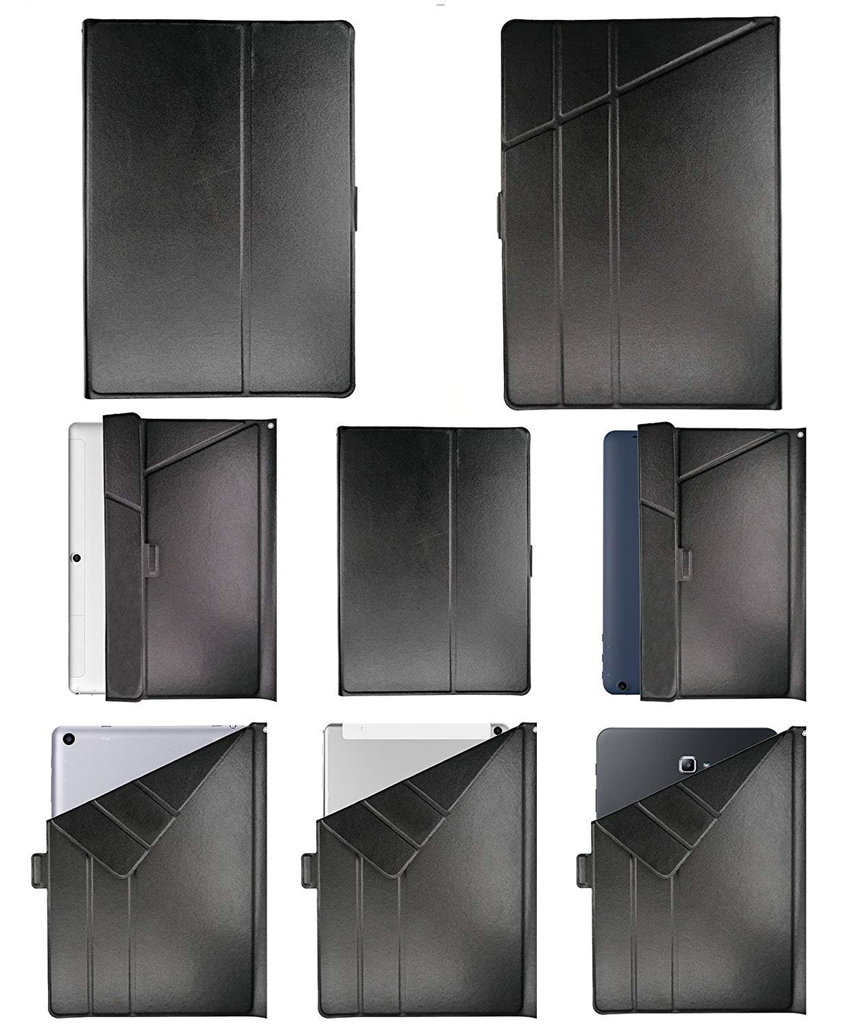 iFit IFT1018 Tablet Case - Premium PU Leather Stand Cover with Auto Wake/Sleep | Perfect for Home, Office & Travel Use