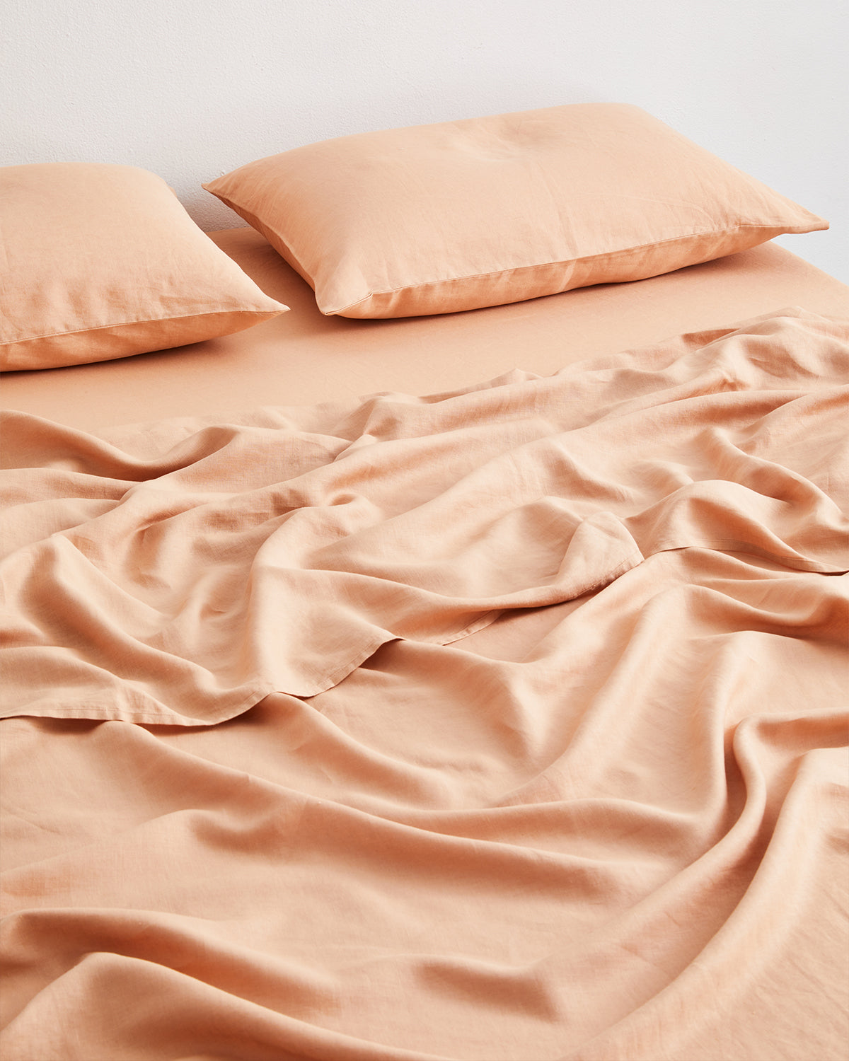 Premium 100% Flax Linen King Size Pillowcase Set (2 Pack) - Breathable & Hypoallergenic for Ultimate Comfort - Perfect for Bedroom, Guest Room & Luxury Hotels