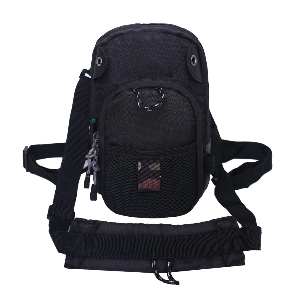 **Raprance Waterproof Fly Fishing Chest Sling Bag - Lightweight Tackle Storage Waist Pack for Men & Women - Durable Outdoor Gear for Fishing, Hiking & Camping - Perfect for Streamside Access & Gear Organization - Ideal for Wading, Bank Fishing & Travel - Great for Backpacking & Outdoor Adventures**