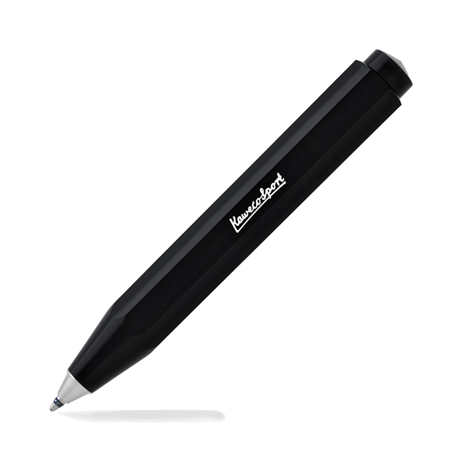 Kaweco Skyline Sport Ballpoint Pen - Premium Black Retractable Ink Pen for Writing, Note Taking & Everyday Carry (EDC) - Perfect Gift for Professionals, Students & Office Use
