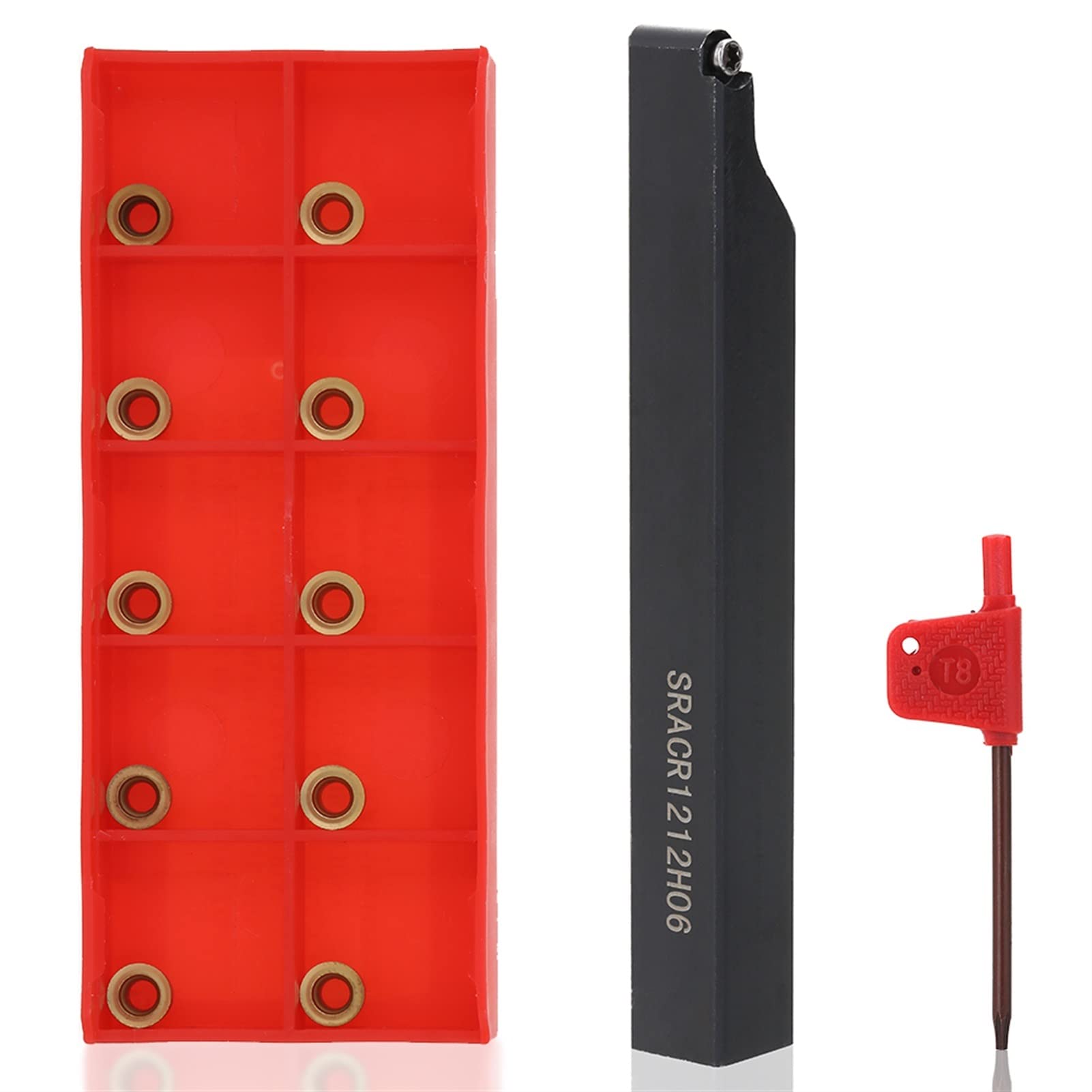 SRACR1212H06 Carbide Turning Tool Set for Wood Lathe - DIY & Crafting