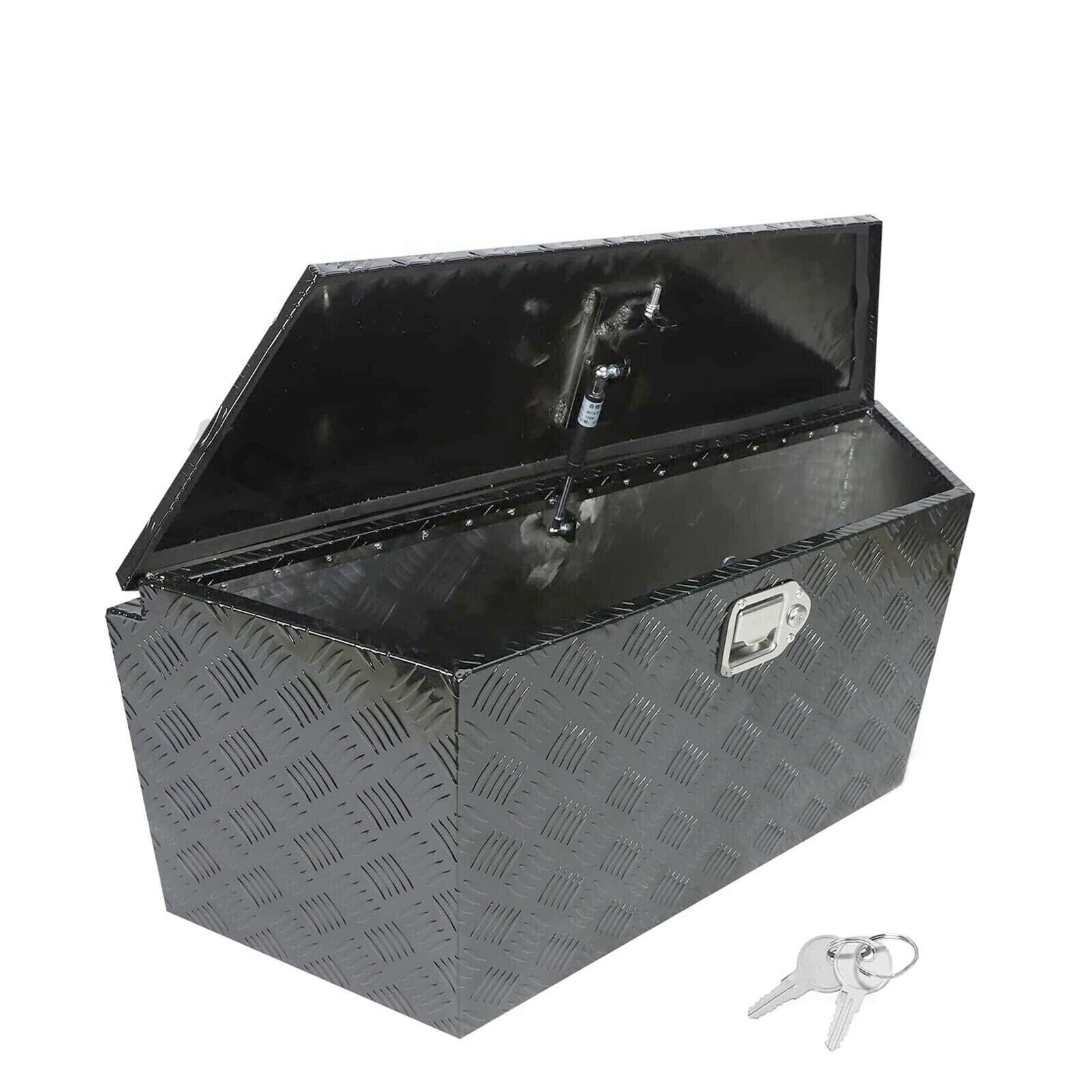 Heavy Duty Aluminum Trailer Tongue Box with Lock & Keys – 39