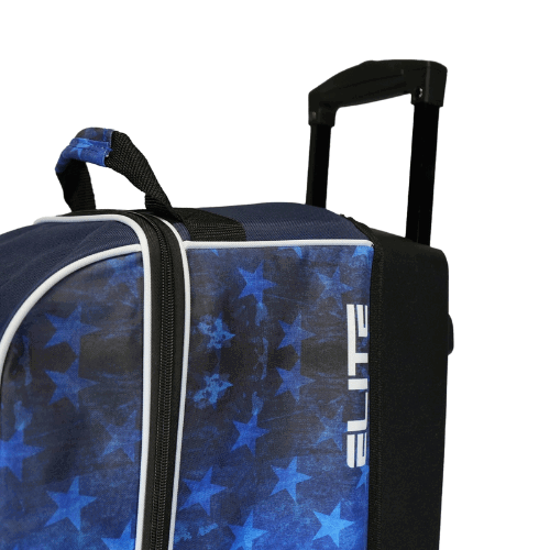 ELITE Basic Triple Roller Bowling Bag - Red, White & Blue Freedom Design | Perfect for League Play, Tournaments & Travel
