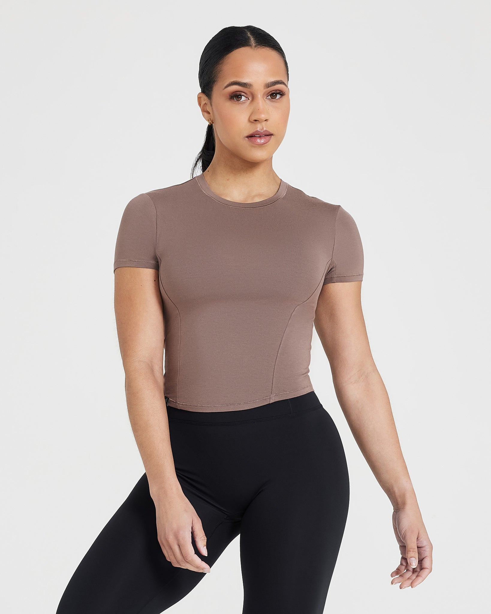 Mellow™ Soft Mid Short Sleeve T-Shirt for Men - Comfortable Cotton Cool Brown Tee | Perfect for Casual Wear, Summer Outfits & Everyday Comfort
