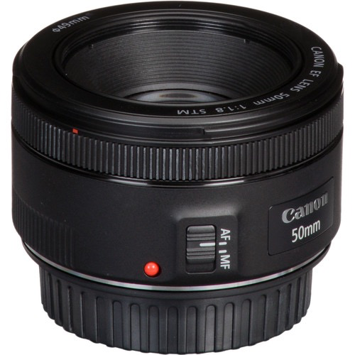 Canon EF 50mm f/1.8 STM Lens - Fast Prime Portrait Lens for DSLR Cameras | Perfect for Low Light Photography, Street Photography & Video Shooting