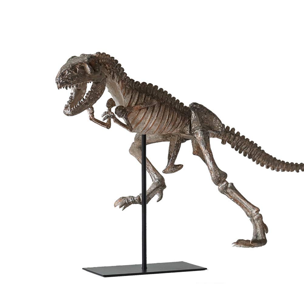 LIUSHI Dinosaur Skeleton Statue - Realistic Tyrannosaurus Rex Skeleton Model for Jurassic Themed Decor, Resin Craft Collectible, Home Office Desk Display | Perfect for Dinosaur Lovers, Paleontology Enthusiasts & Jurassic Park Fans