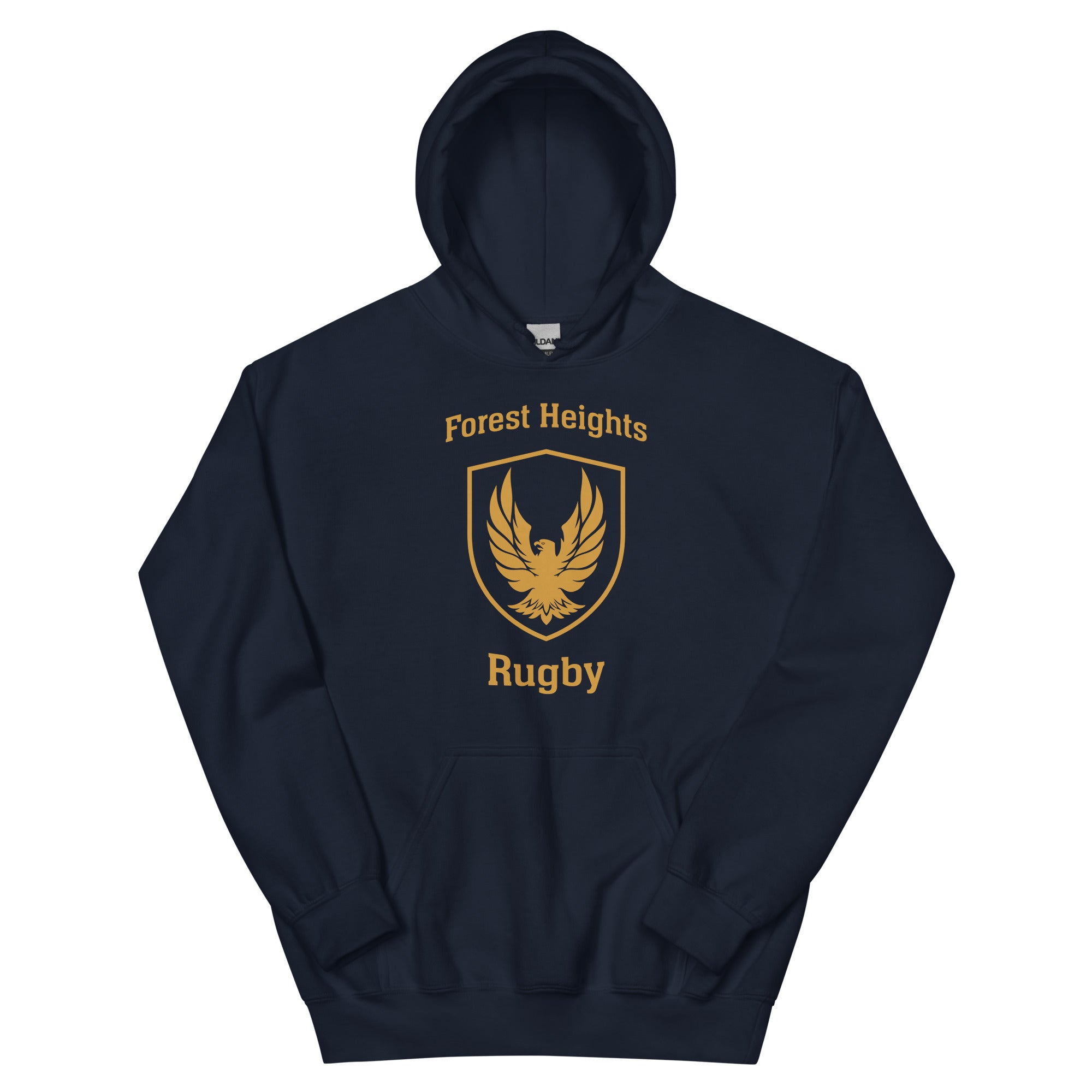 GHFH Rugby Heavy Blend Hoodie - Premium Cotton Pullover for Men & Women | Warm & Durable Sweatshirt for Outdoor Sports, Casual Wear & Cold Weather