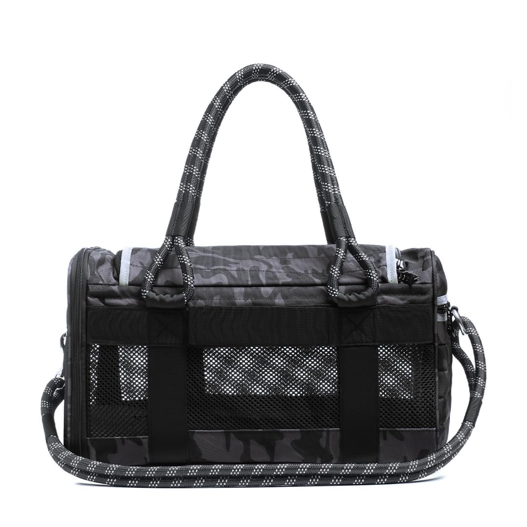ROVERLUND Airline-Approved Pet Carrier with Leash for Small Pets up to 12.5lbs - Perfect for Travel & Vet Visits