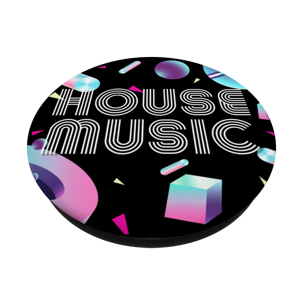 Best DJ PopSockets Grip & Stand for Phones & Tablets - Perfect for House Music Lovers, Dance, Trance & Rave Enthusiasts - Ideal for Concerts, Festivals & Nightlife
