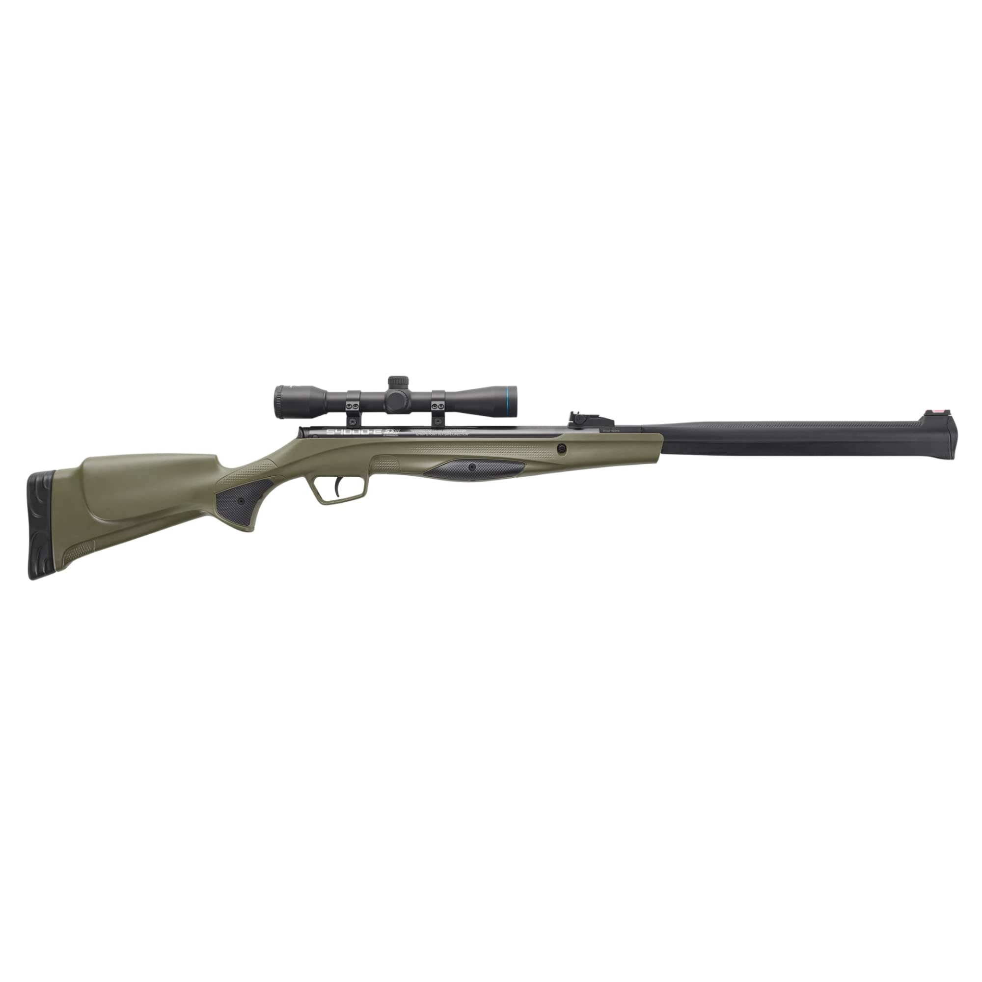 Stoeger S4000-E .22 Caliber Air Rifle Combo with OD Green Finish, Fiber-Optic Sights & 4x32 Scope – Perfect for Hunting, Target Shooting & Outdoor Adventures