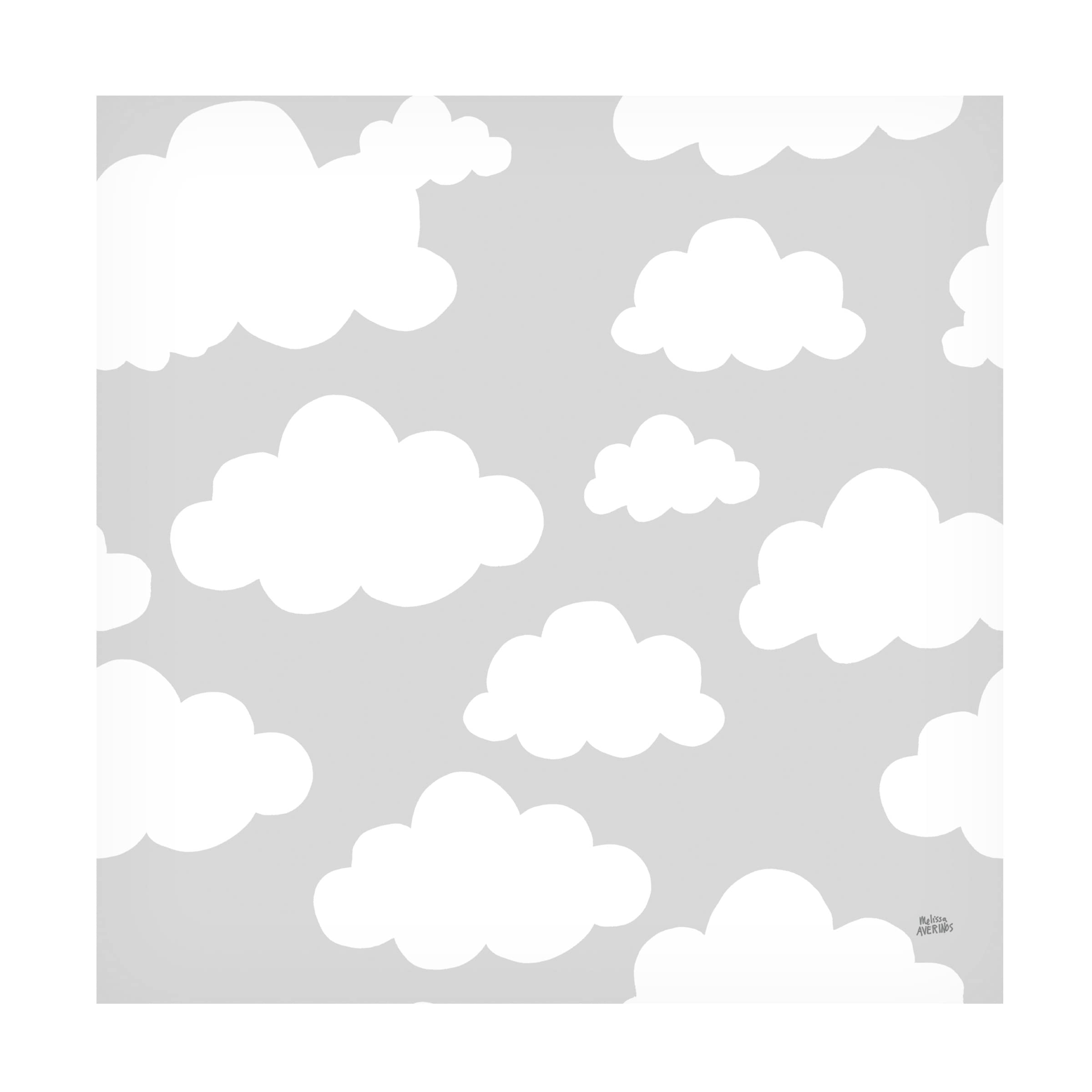 Scandy Baby Pattern III Canvas Art by Melissa Averinos - Modern Scandinavian Nursery Decor, Baby Room Wall Art, Playroom & Kids Bedroom Decoration