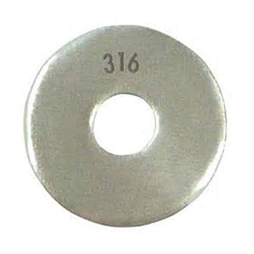 316 Stainless Steel Flat Washer - 1-1/2