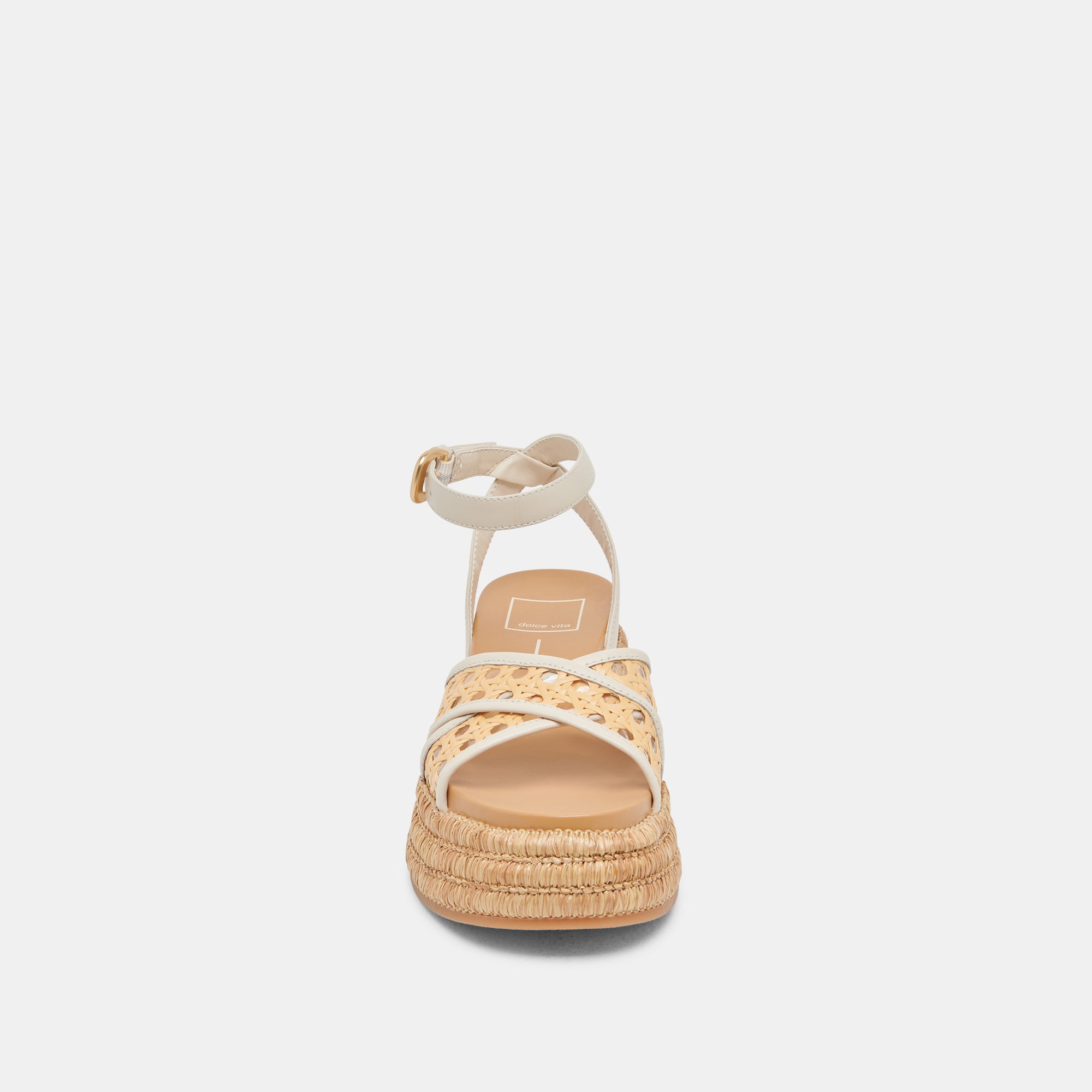 WRILEY Women's Sandals - Comfortable Creme Woven Raffia Flip Flops for Beach, Pool & Summer Vacation | Stylish Casual Footwear