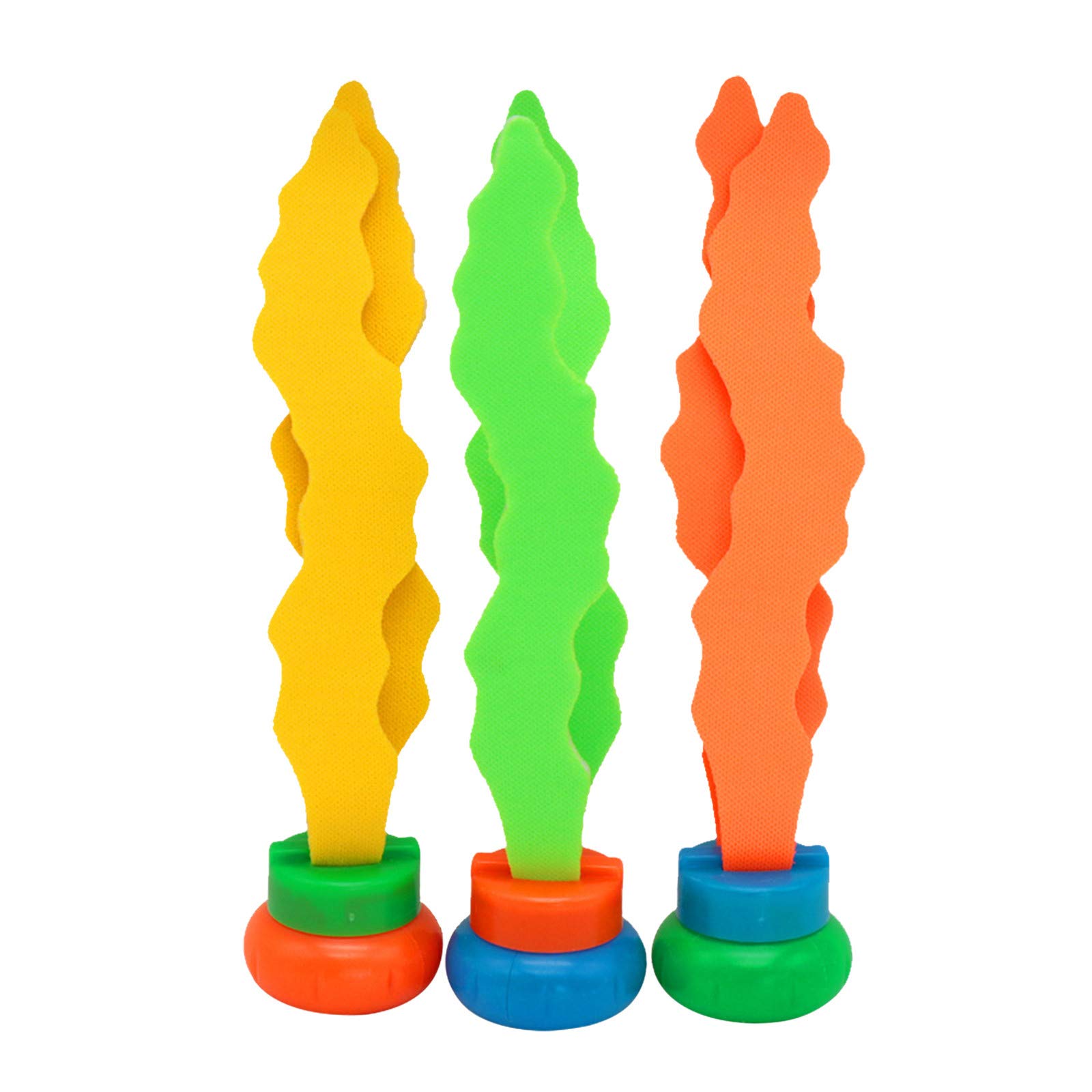 QQtangYA 3-Piece Diving Ball Streamers - Colorful Swimming Pool Toys for Kids, Underwater Training Game, Beach & Pool Party Accessories - Perfect for Summer Water Play, Swim Lessons & Backyard Fun (One Size)