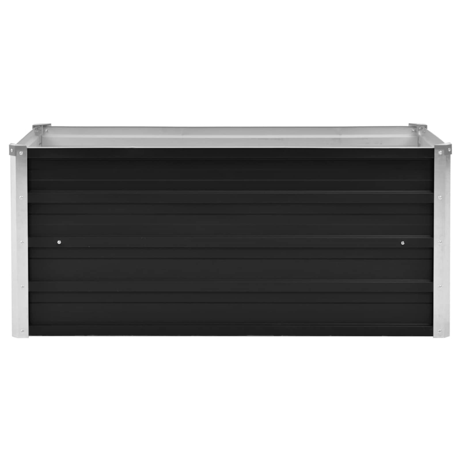 Galvanized Steel Raised Garden Bed Planter - 39.4