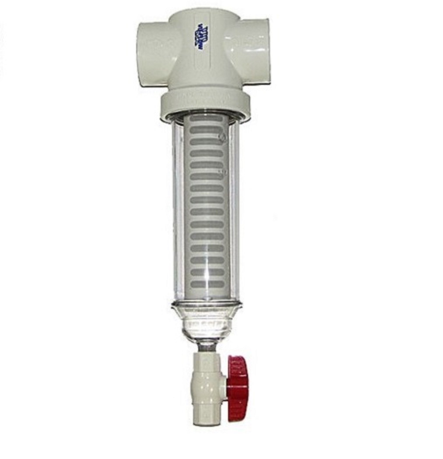 Spin Down Sand Separator & Sediment Water Filter System - 250 Mesh, 2 Inch PVC Fit, 100 GPM - Includes Two Genuine KleenWater Can Holders - Ideal for Well Water Filtration, Irrigation Systems & Home Water Treatment