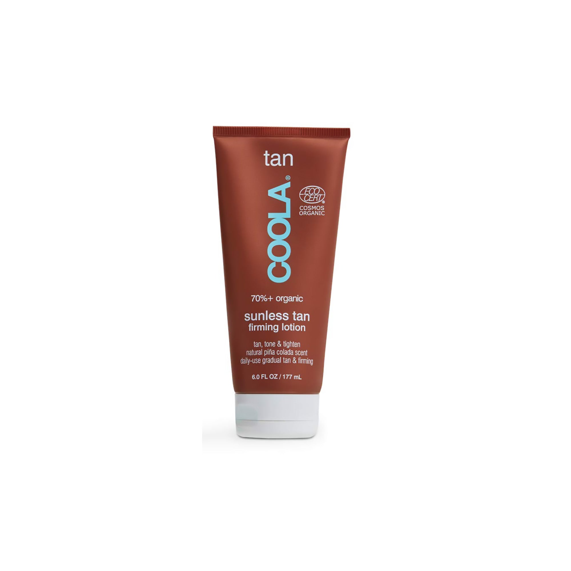 COOLA Gradual Tan Firming Lotion with SPF - Natural Sunless Tanner & Moisturizer for Healthy Glow | Perfect for Beach, Pool & Summer Activities