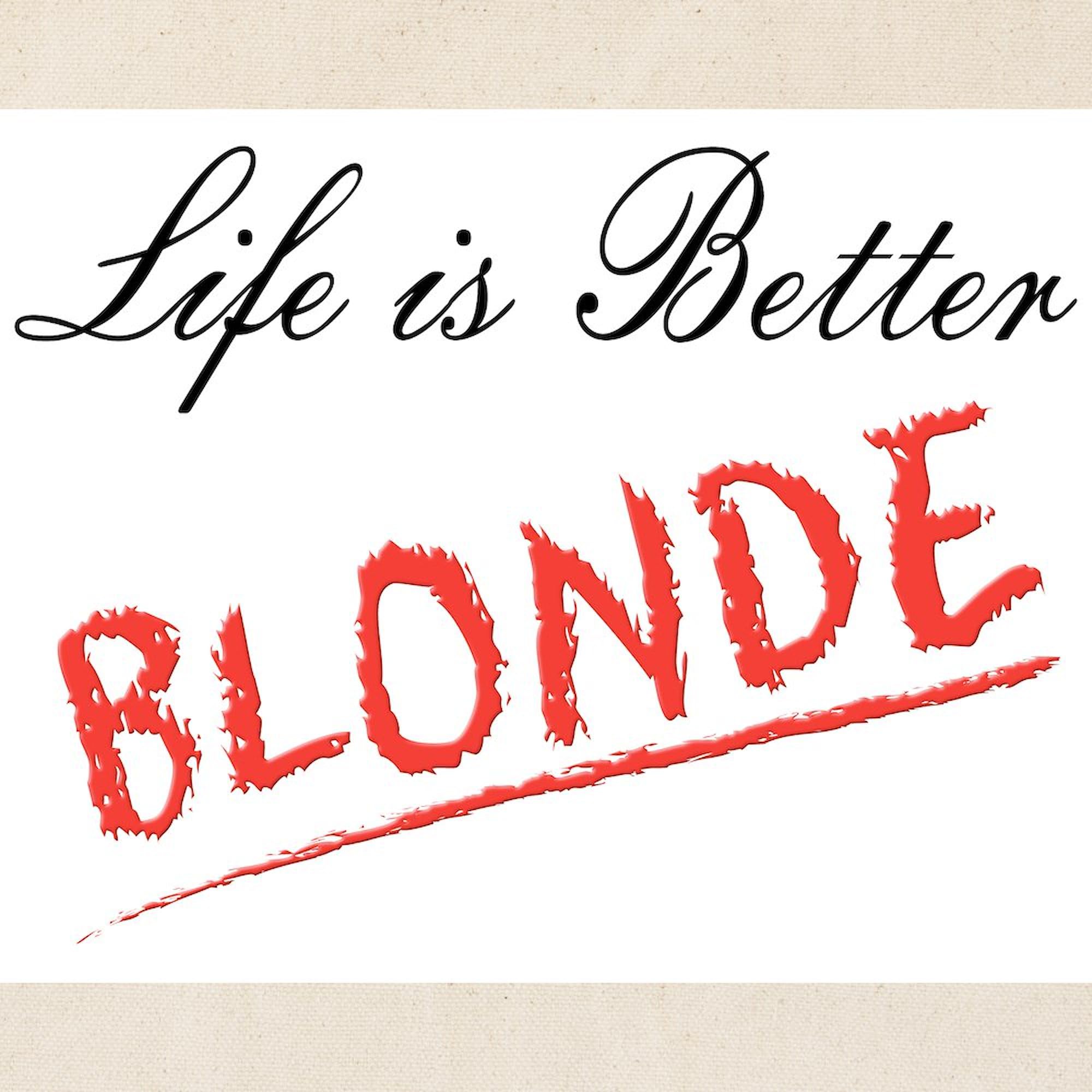 Better Blonde Natural Canvas Tote Bag - Eco-Friendly Reusable Shopping Bag for Women | Perfect for Groceries, Beach Trips & Everyday Use