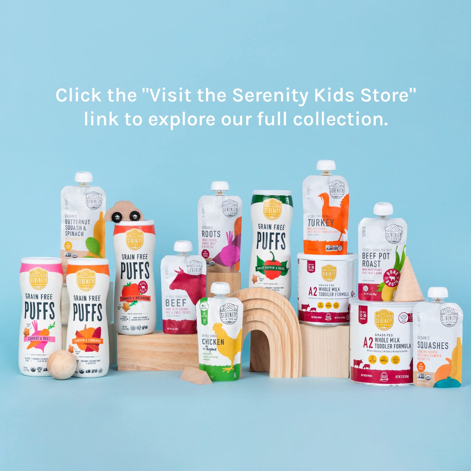 Serenity Kids Organic Baby Food Pouches - 6+ Months, Free Range Chicken with Peas & Carrots - 3.5oz BPA-Free Puree (12 Pack) | Ethically Sourced Meat & Vegetables | Perfect for On-the-Go Feeding, Daycare & Travel Snacks