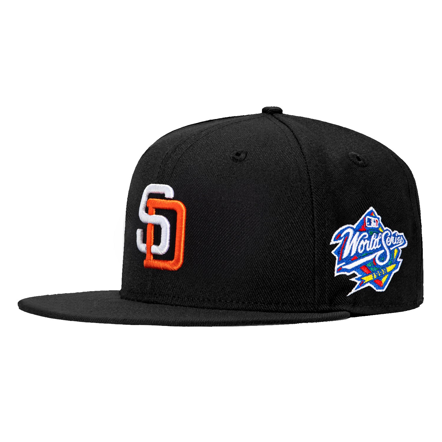 New Era 59Fifty San Diego Padres 1998 World Series Patch Hat - Navy Blue Baseball Cap for Men & Women | Officially Licensed MLB Snapback | Perfect for Games, Collecting & Streetwear Fashion
