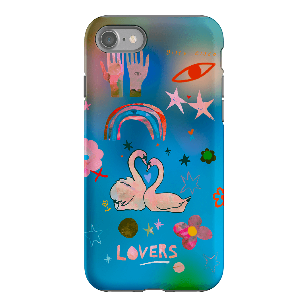 Premium Blue Swan Phone Case - Shockproof & Slim Design for iPhone & Samsung - Perfect for Everyday Protection & Style